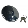 TAPA GASOLINA UNIVERSAL CROMADA CON LLAVE