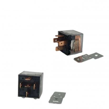 RELAY 5P UNIVERSAL D-ACCION TRANSPARENTE C-LUZ T-BOSCH 12V 80A (HARFON)HR74-80