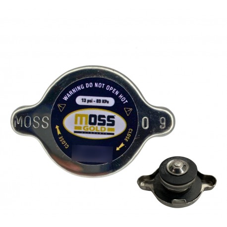 TAPA RADIADOR 0.9 BAR/13 LBS (PSI) ALTA ACCENT/GETZ1.3-1.6/ELANTRA 1.6/EXCEL/KIA RIO 1.5/CERATO/PICANTO/SPORTAGE/TUCSON (MOSS)