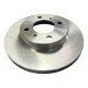 DISCO DE FRENO DELANTERO MITSUBISHI LANCER GLX CON BANDA ATRAS 4 HUECOS (PERFORADO Y ACANALADO) (GMQ) DF-31300GMQ