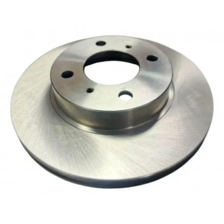 DISCO DE FRENO DELANTERO MITSUBISHI LANCER GLX CON BANDA ATRAS 4 HUECOS (PERFORADO Y ACANALADO) (GMQ) DF-31300GMQ
