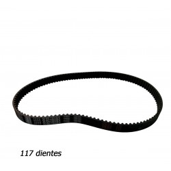 CORREA TIEMPO COROLLA BABY CAMRY 1.6/SAPITO 1.6/PANTALLITA 1.6 117 DIENTES (INYECCION) (XYASIN)