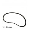 CORREA TIEMPO LANCER TOURING 2.0 (FEBI BILSTEIN) 27516 121 DIENTES OTRAS REFERENCIAS CT821 MD176387