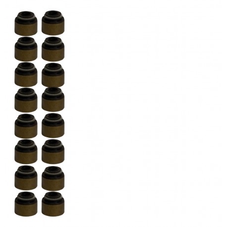 GOMA DE VALVULA COROLLA NEW SENSACION/EXPLOSION 1.6-1.8 1ZZFE-3ZZFE 03-14 (16 PCS) (RUSHMORE)