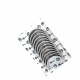 CONCHA BIELA 0.20 JEEP CHEROKEE LIBERTY 3.7 / KK 3.7 / DAKOTA 3.7 02-12 (S/CUÑA) (RUSHMORE)