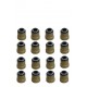 GOMA DE VALVULA JEEP GRAND CHEROKKE WK 16 BUJIAS 4.7 L 08-10 (16 PCS-VITON) "POSITIVE TYPE" (RUSHMORE)