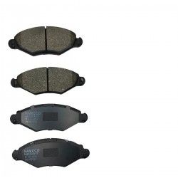 PASTILLAS DELANTERAS PEUGEOT 206 1.4/207 1.4/KANGOO (NAMCCO) (SEMI-METALICAS) D1143-8254